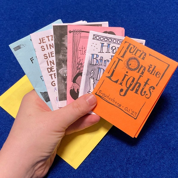 5 zines + surprise stickers