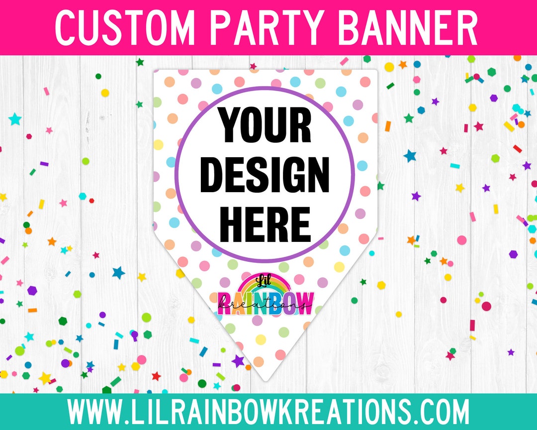 Custom Order | Party Banner - Etsy