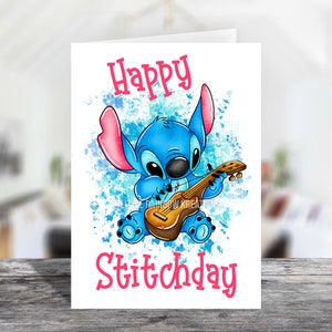 Stitch 3 | Happy Birthday Card