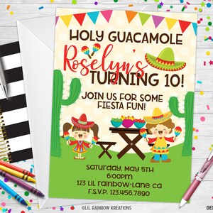 435 | Mexican Fiesta Party Invitation