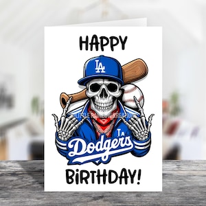 LA Dodgers 6 | Birthday Card