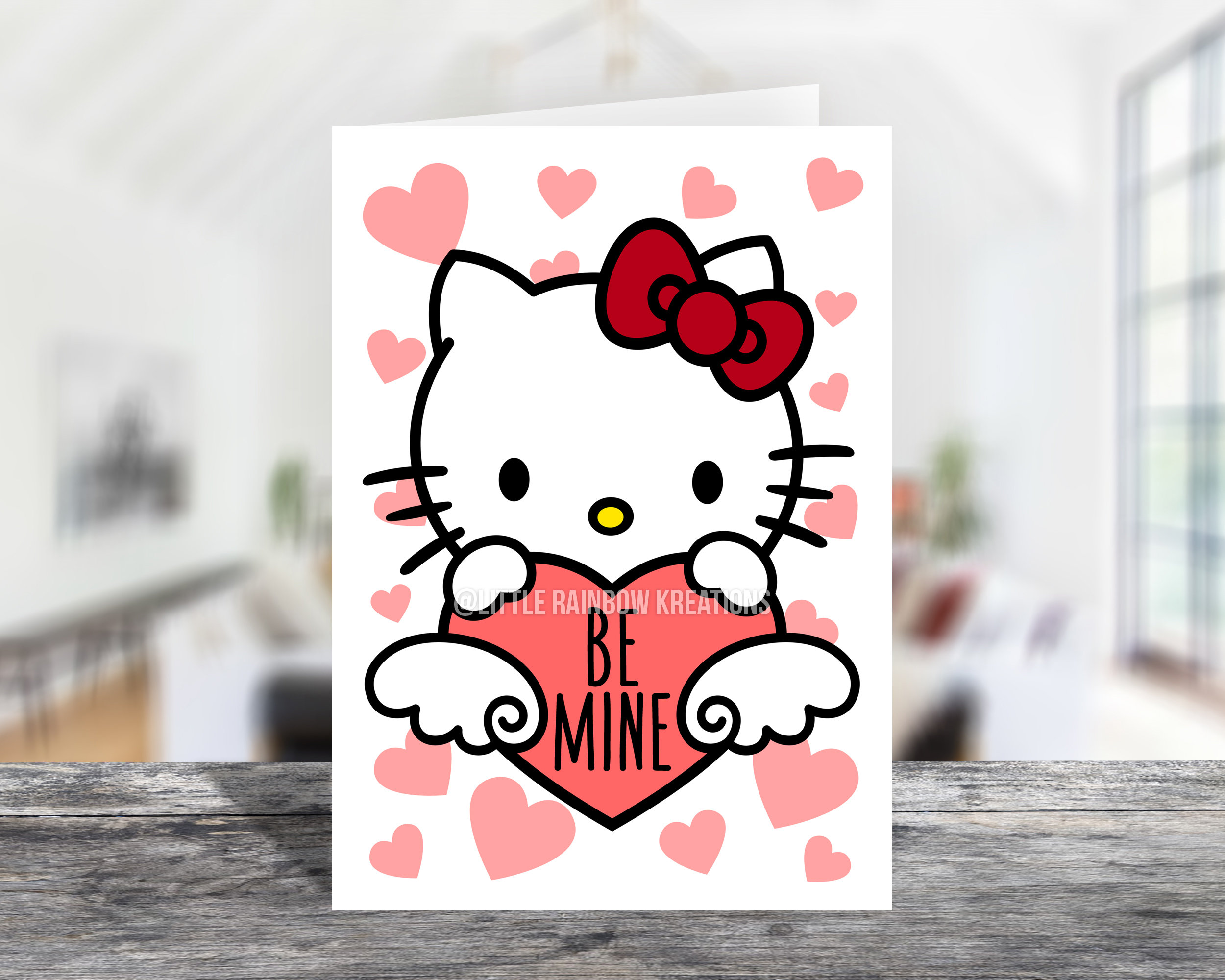 Cute Kitty 3 | Be Mine Valentine's Card