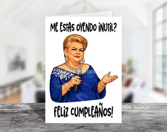 Paquita La Del Barrio 2 | Birthday Card