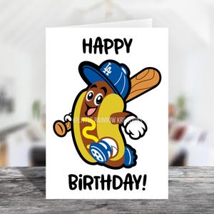 LA Dodgers 4 | Birthday Card