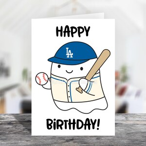 LA Dodgers 5 | Birthday Card