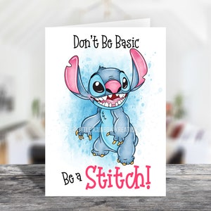 Stitch 4 | Happy Birthday Card