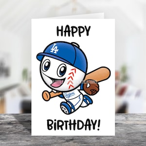 LA Dodgers 3 | Birthday Card