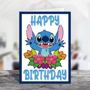 Stitch | Happy Birthday Card