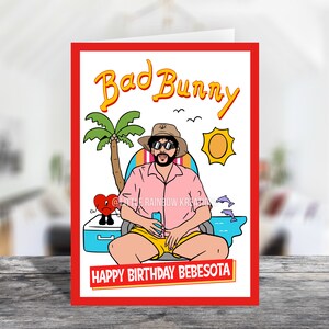 Bad Bunny | Happy Birthday Bebesota Birthday Card