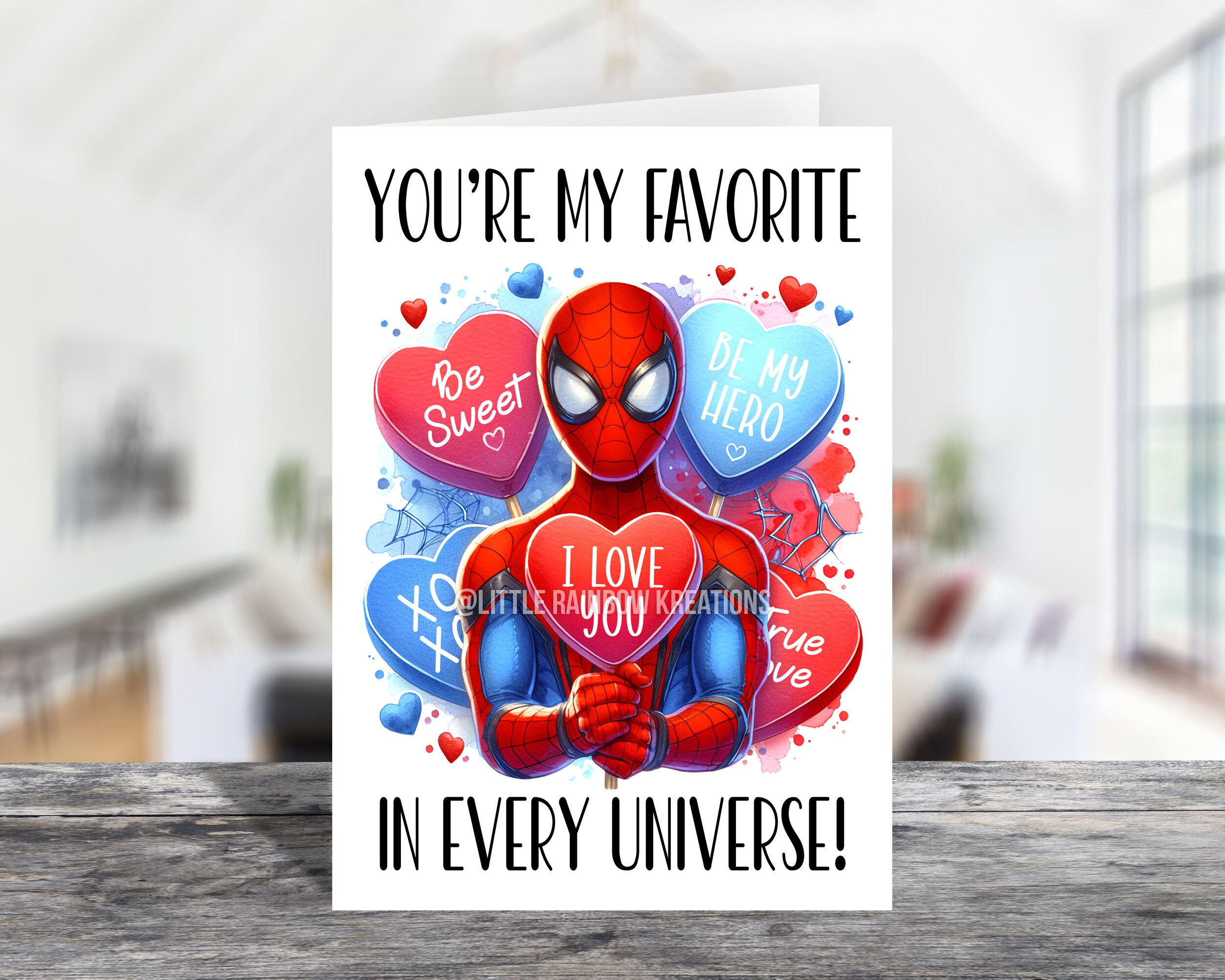 thumbnail image 2 of Frankford Candy Candy Card Kit, Valentine, Spider Man 4.4 Oz 2 of 9