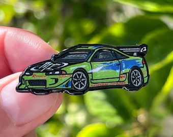 FNF Mitsubishi Eclipse Enamel Pin - Fast and Furious Car Pin