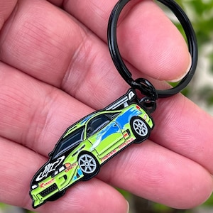 FNF 1995 Mitsubishi Eclipse - emaliowany brelok samochodowy
