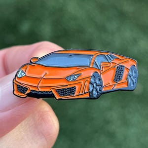 Lambo Aventador Pin: Soft Enamel Car Lapel Pin