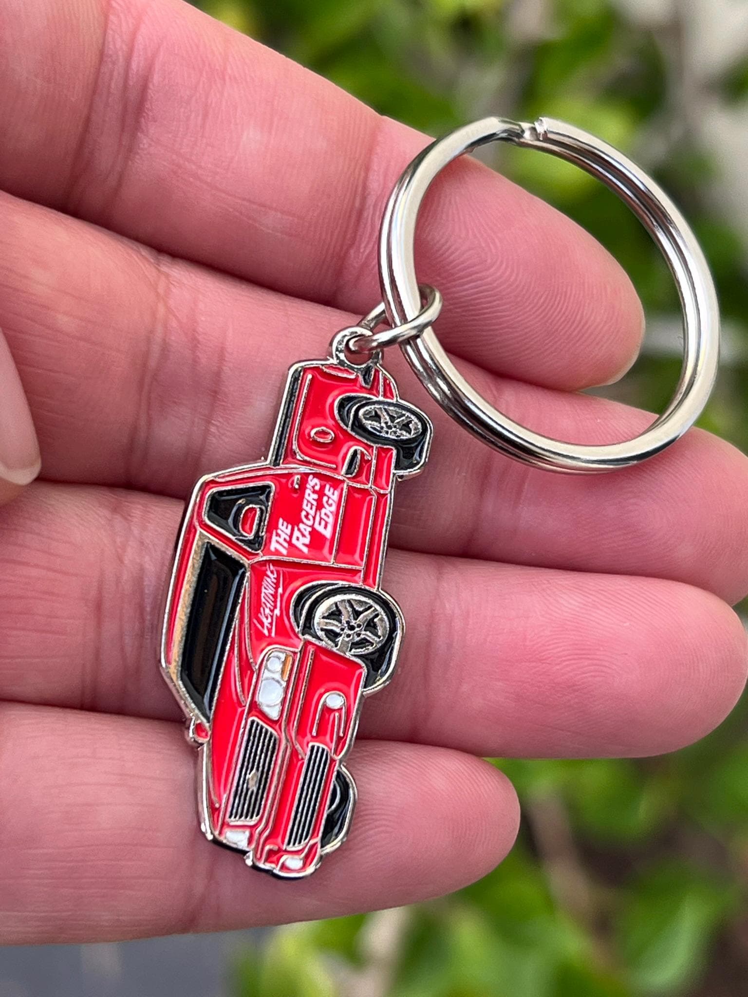 Rare Racers Pins FNF Lightning - the Racer's Edge Key Chain- Cool Car Pins™ - Etsy