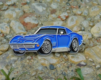 Pin de esmalte Corvette C3 de 1969 - Coche clásico
