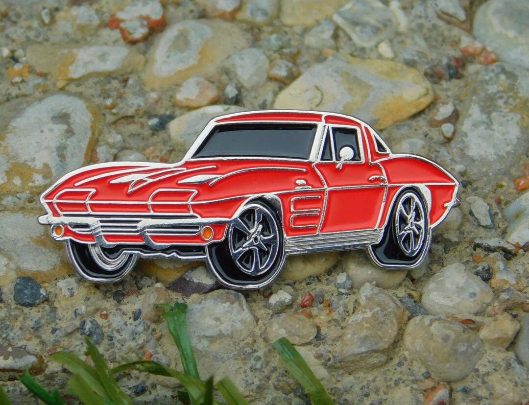 1963 Chevrolet Corvette C2 - Cool Car Pins™ - Etsy