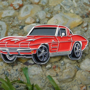 1963 Chevrolet Corvette C2 - Cool Car Pins™