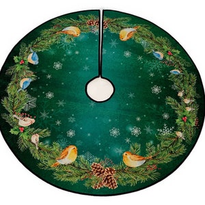 Winter Birds Tree Skirt