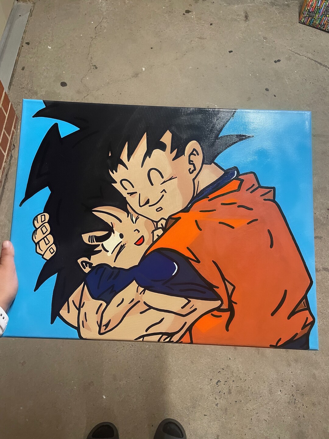 Dragon Ball Z Goku and Son Painting 16x20 - Etsy Australia
