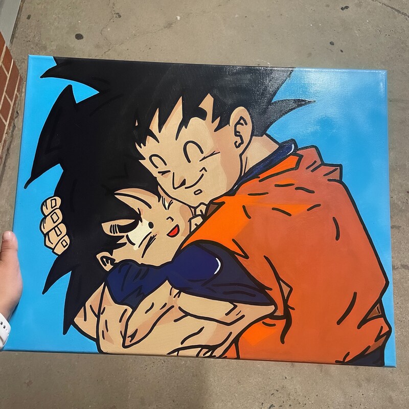 Dragon Ball Z Paintings - Etsy