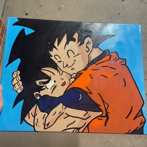 Dragon Ball Z Goku and Son Painting 16x20 - Etsy Australia