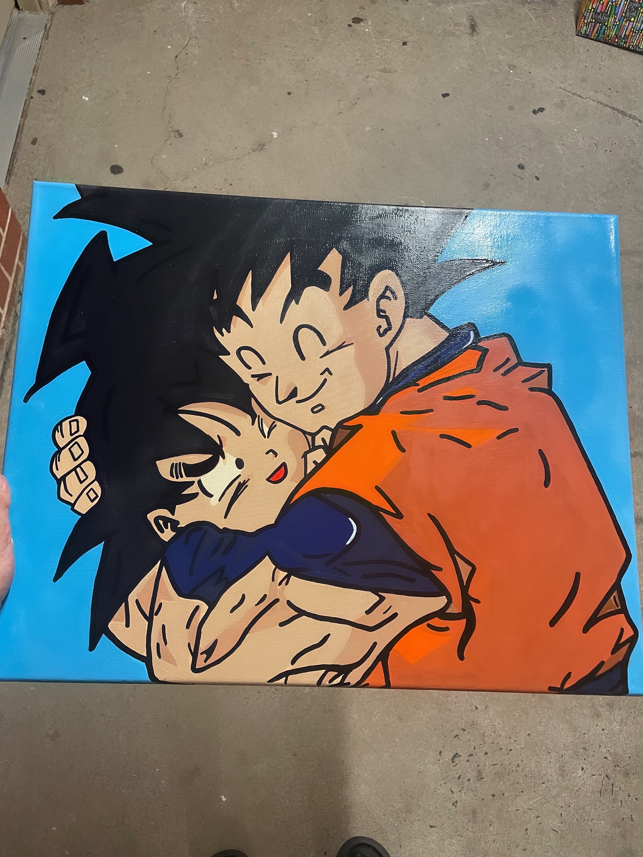 Dragon Ball Z Goku and Son Painting 16x20 - Etsy Australia