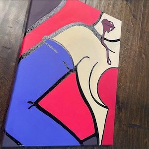 Jessica rabbit painting 16x20