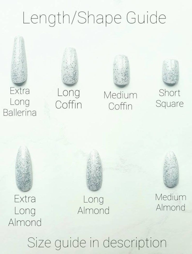 Woodland Fox Press On Gel Nails Autumn Winter Fall Nails Reusable image 6