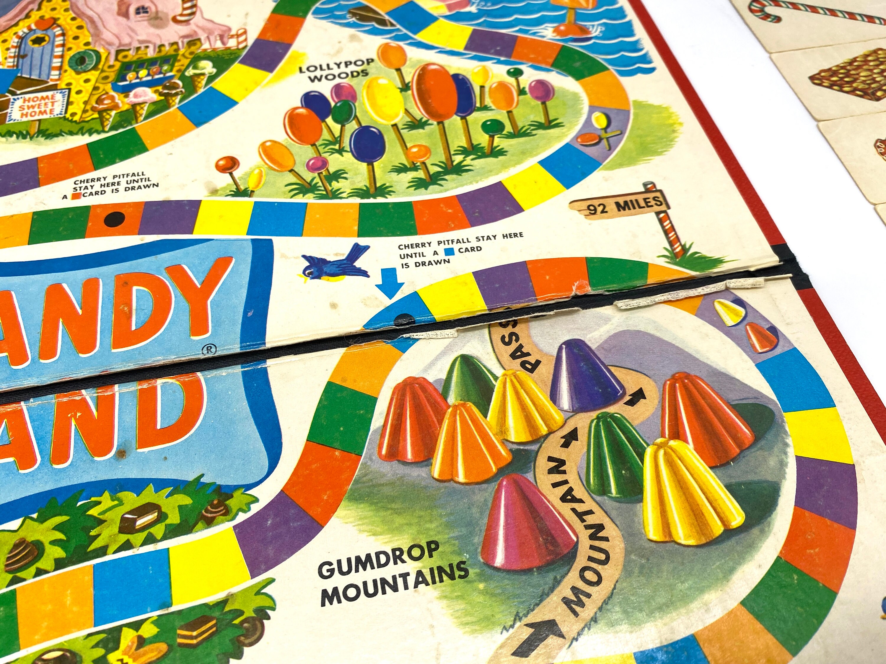 Vintage Candy Land Board Game From 1962 by Milton Bradley Etsy