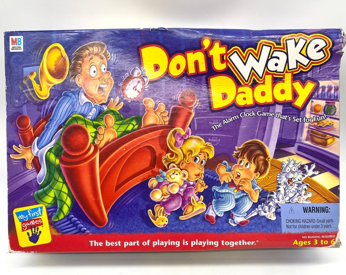 Don't Wake Daddy Board Game From 2001 by Milton Bradley Complete Etsy