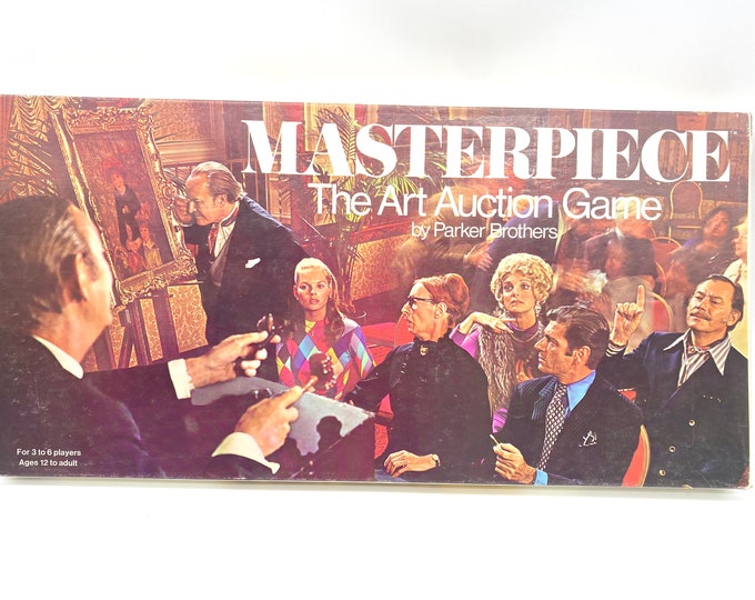 Vintage Masterpiece Board Game From 1970 by Parker Brothers Etsy