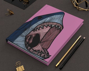 Great White Shark Hardcover Journal Matte