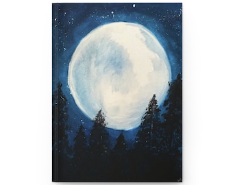 Full Moon Hardcover Journal Matte