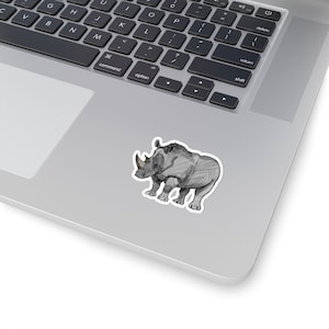 Rhino Kiss-Cut Stickers,