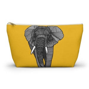 Elephant Accessory Pouch w T-bottom