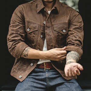Mens canvas coats and jackets sale