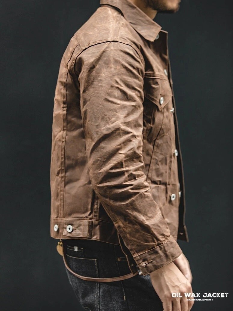 Oil canvas jacket sale