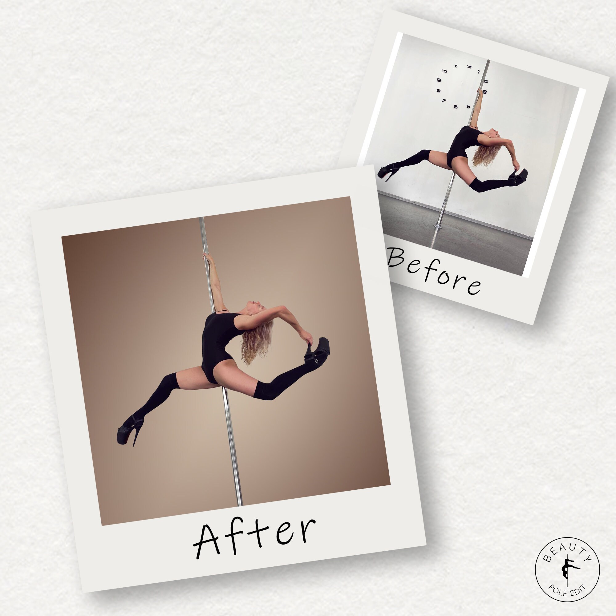 Personalized photo edit / Gift for Pole Dancer / Pole Dancing Etsy