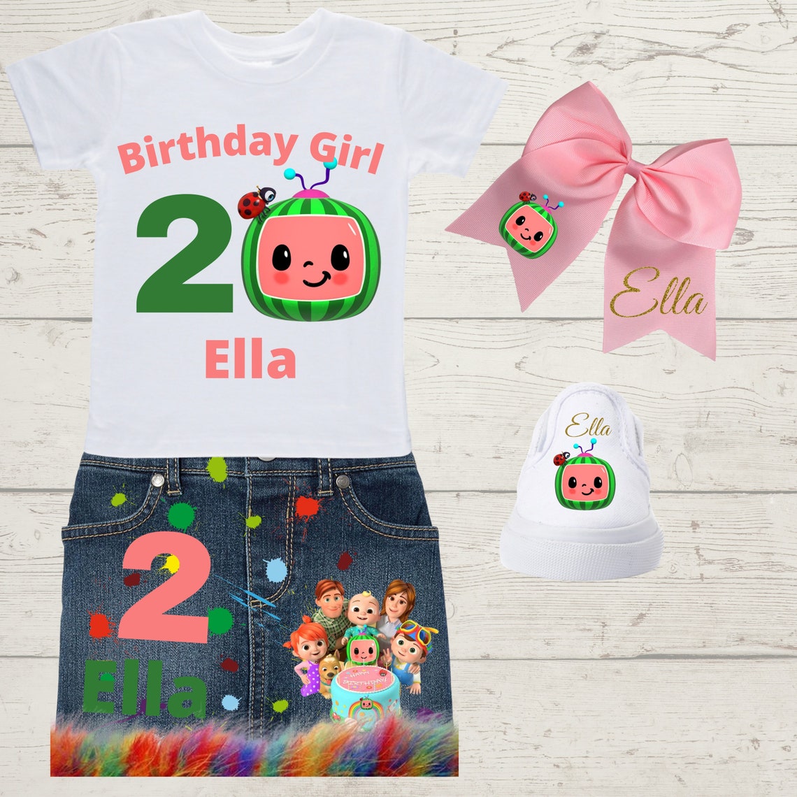 custom cocomelon outfit