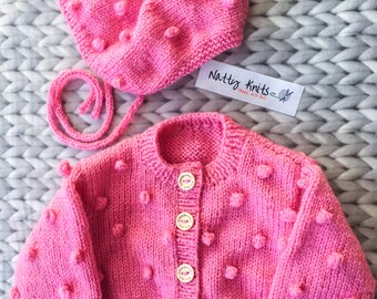 personalised baby cardigan