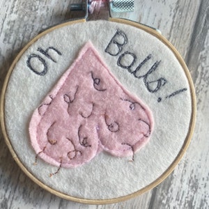 Oh Balls Hoop Art, Small Novelty Balls Gift