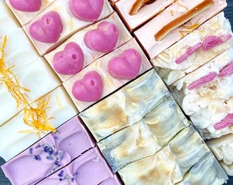 Handmade Cocoa Butter Shea Soap Bar: Vegan, Palm Oil Free, Artisan Gift