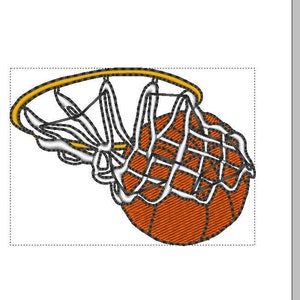Basketball Hoop and Net Hand-drawn Png File NOT a Cut File 2 