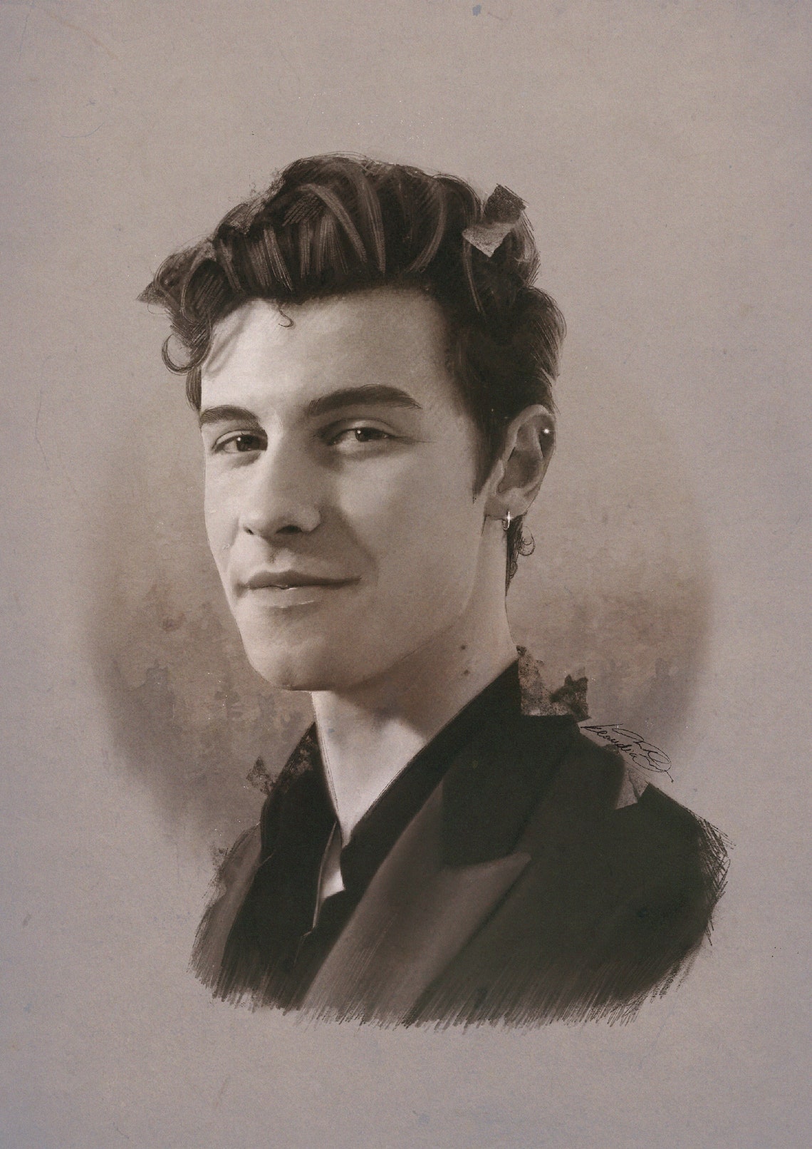 Limited Edition old Shawn Mendes ART print Etsy