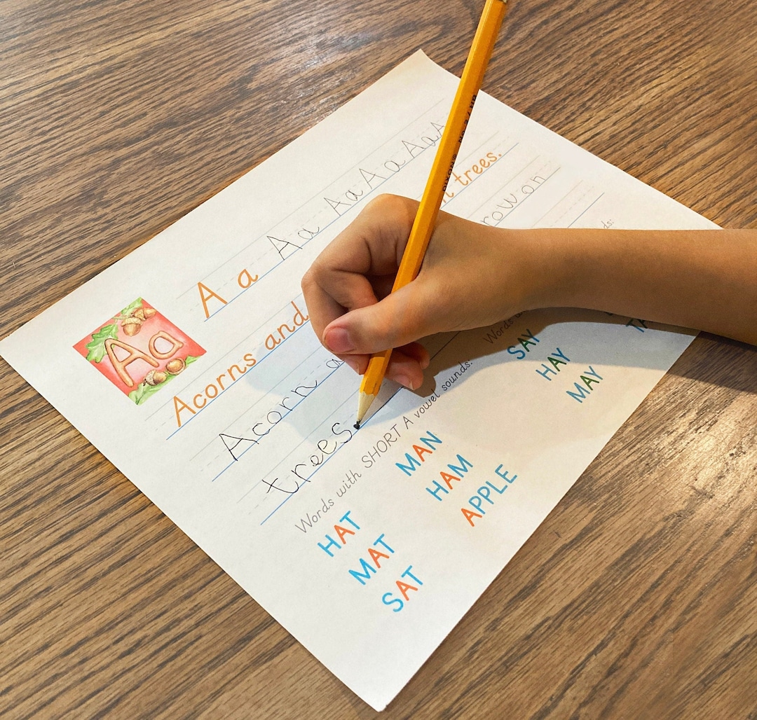 Reading & Writing Practice Pages / Alphabet / Waldorf / Penmanship ...