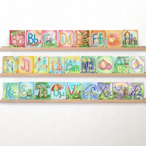 Alphabet Cards / Waldorf, Montessori / homeschool / classroom / instant download image 2
