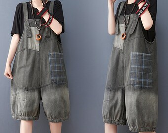 Oversized Shortalls - Etsy