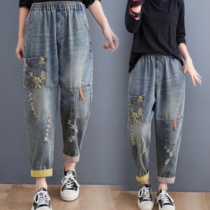 Pantalones mom tallas 2025 grandes