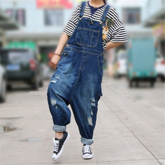 Share 123+ denim overall jumpsuit