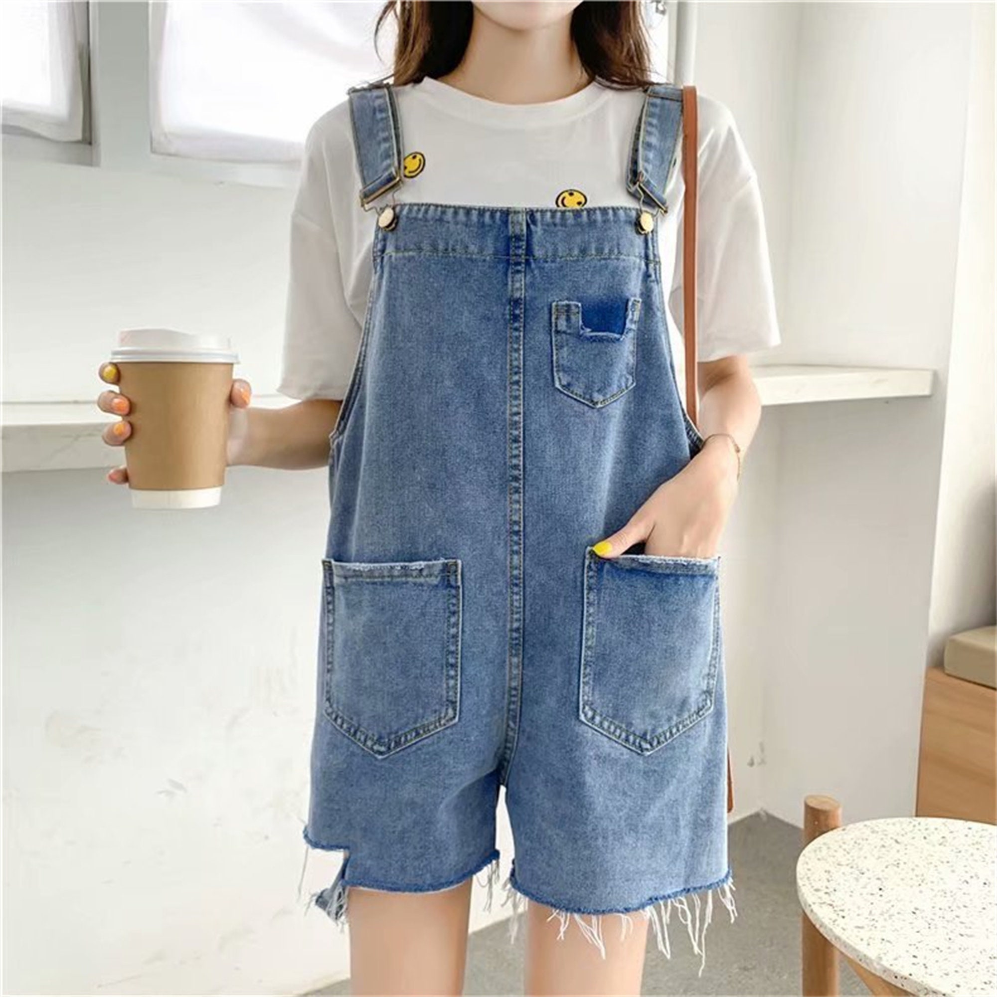 Jeans Overall Shorts Plus Size Overalls Baggy Overalls Vintage